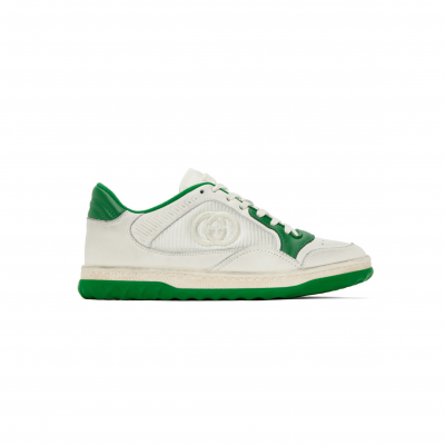GUCCI OFF-WHITE & GREEN MAC80 SNEAKERS 